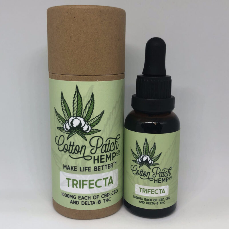 CHM - TRIFECTA 1000mg each of CBD, CBG and Delta 8